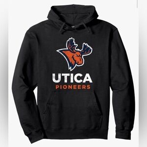 Utica University Pioneers Distressed Primary Pullover Hoodie XL